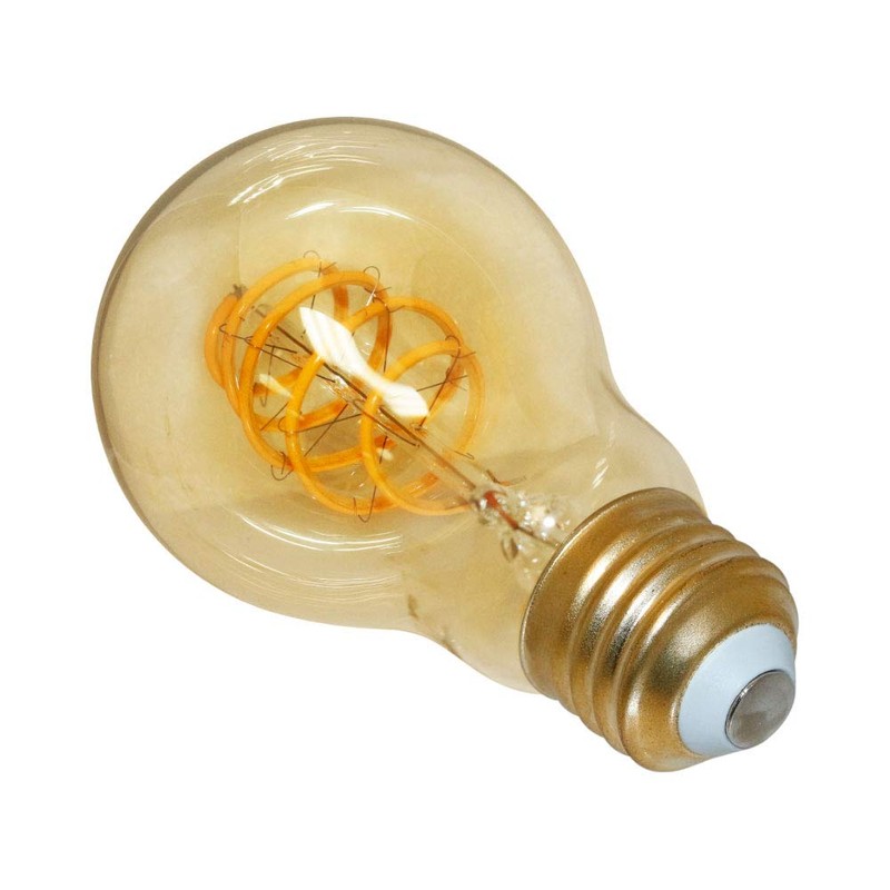 Euri Lighting VA19-3020ad, Dimmable, Decorative LED A19 Filament, 4.5W, Warm