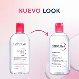 BIODERMA, Agua Micelar, Sensibio H2O, Desmaquillante para Piel Sensible, Calma y Reduce la Irritación, 500 ml