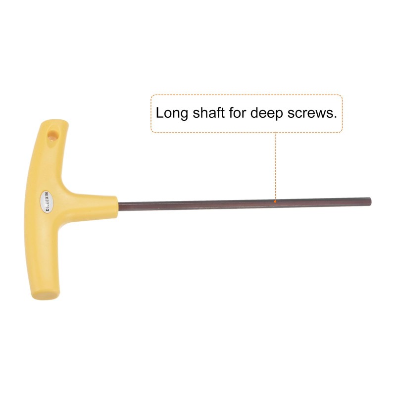 sourcing map T-Handle Wrench 3/16" SAE Long Arm Hex Key