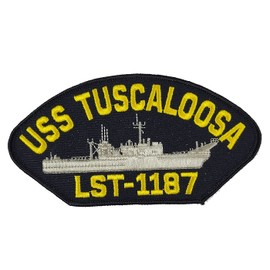 USS Tuscaloosa LST-1187 Ship Patch - Great Color - Veteran Owned Business