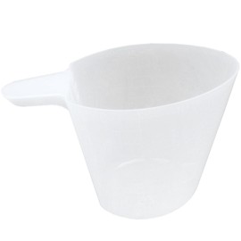 Worry-Free 1 Cup Measuring Cup - USA Made Plastic Measuring Cup, BPA Free. Clear, with Markings for Cups, ml, Ounces. Use for Dry, Liquid or as a Dog Food Scoop