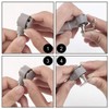 HAKZEON 10 Pack Hydraulic Support Cabinet Hinge, 100N / 22.5LB