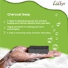 LIDKOR Activated Charcoal Soap with Bamboo Charcoal, Vegan, Handmade, 100