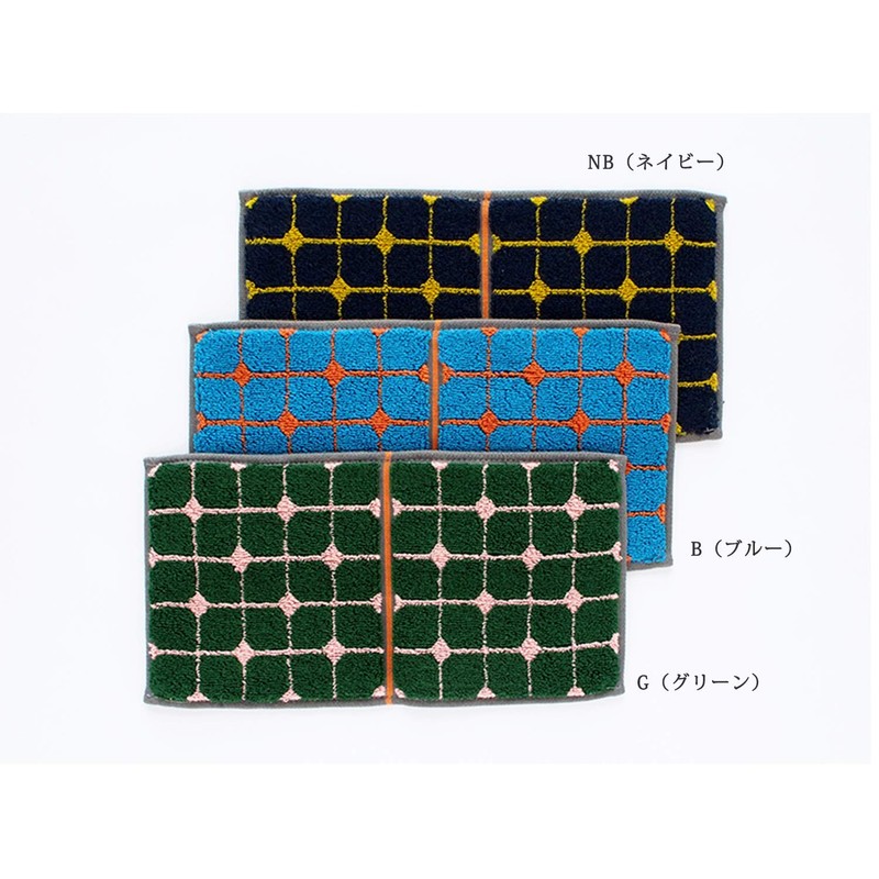Tanaka Sangyo Otta Half Towel Handkerchief 18-28 Blue Approx. 5.1