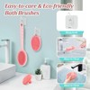 GEENOA Silicone Back & Body & Face Scrubber Set 3PCS,