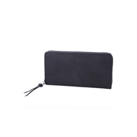 Baggy Port BP-ZYS2400 Men's Long Wallet, Round Zipper, Black