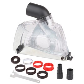 Dastool Dust Collector Attachment,Cutting Dust Shroud for Angle Grinder 4-1/2 inch to 5 inch Dt1903