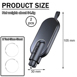 Emergency Hammer Car with Seat Belt Cutter, Car Safety Emergency Hammer, 2-in-1 Seat Belt Cutter, Emergency Hammer, Multifunctional Rescue Hammer for Vehicles, Car Safety Hammer, Car Emergency Escape