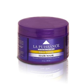 LA PUISSANCE Silver Toning Purple Hair Mask for Blonde Hair & Gray or white Hair - Intense Hydration & Toning - Neutralizes Brassiness, Revives Shine, Softens & Hydrates - For Home and Salon Use