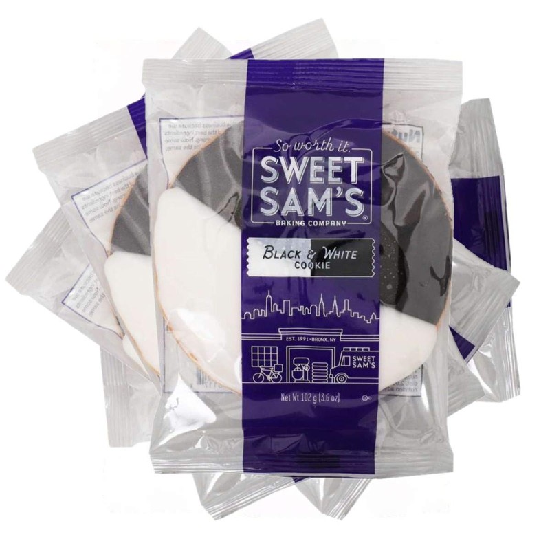 Black and White Cookies From New York Individually Wrapped, 12