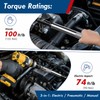 GIRAVO 1/2" Offset Extension Wrench Impact Set, Switchable 3-in-1 Drive