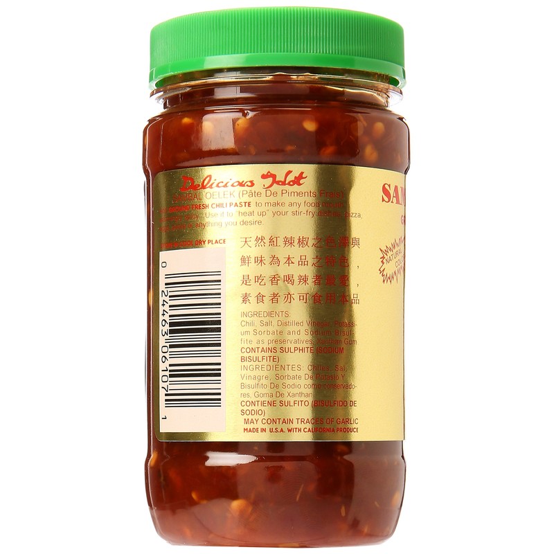 Huy Fong Sambal Oelek Ground Chili Paste - 8 oz