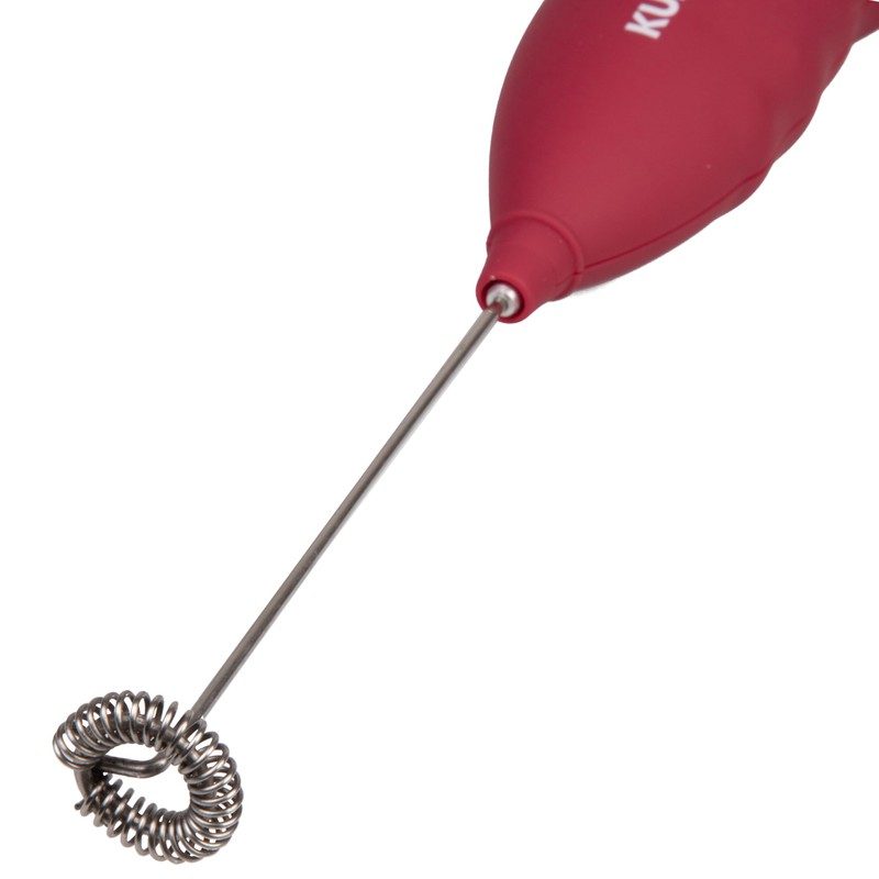 Kuissential Electric Stainless Steel Milk Frother 2pk-Slickfroth 2.0- Powerful Handheld