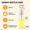 Csdtylh Mini Spray Bottle 5ml, Refillable Glass Spray Bottle, Glass