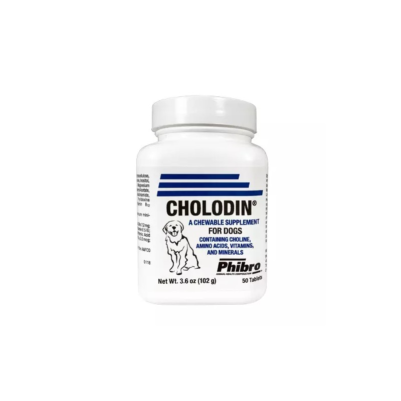 Generic Cholodin Chewable Supplement For Dogs, 50 Chewable Tablets