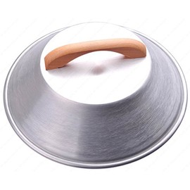 Aluminum Flat Wok Lid Cover, 11-Inches, (For 12" Wok), 18 Gauge, USA Made