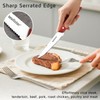 WELLSTAR 8-Piece Steak Knife Set with Wood Block – 4.75"