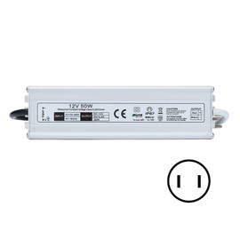 LED Power Supply  Waterproof IP67 LED Transformer for LED Light Strips 50W