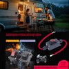 IP67 Waterproof Inline Switch with Red Light Rocker Button, On