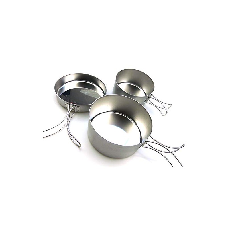 Gaobabu Stainless Steel Cooker Set of 3 with Storage Bag