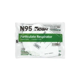 S.W.S. 湘南ワイパーサプライ YQD95 N95マスク 折り畳み式 NIOSH（米国）N95合格品 717692 (25枚セット・小箱入り)