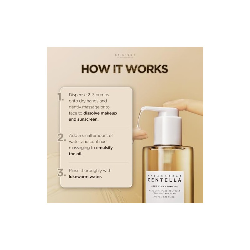 SKIN1004 Madagascar Centella Light Cleansing Oil 200ml