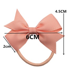40 x 2 Inch Baby Girl Hair Bows Hair Bows Small Hair Clips Grosgrain Band Hair Band Ponytail Holder for Toddlers Children (Colour B)