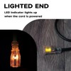 GREATIDE 10 Ft Lighted Outdoor Extension Cord - 12/3 SJTW