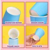 LATERN 60Pcs Disposable Paper Cups, 250ml Multicolor Drinking Cups DIY