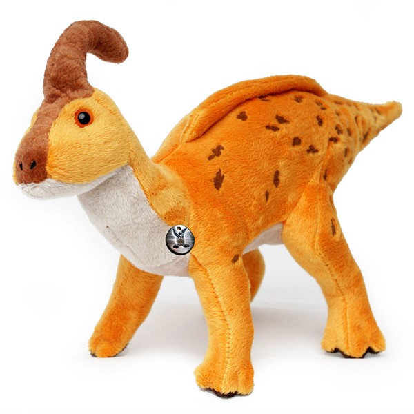 Dinosaur Parasaurolophus Cuddly Toy 35 cm Orange Plush Toy Paya