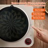 FwQoFvk 4 Pcs Thermochromic Induction Cooktop Protector, Induction Cooktop Protective