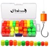 Dovesun 52pcs Foam Floats Pompano Rigs Fishing Rig Floats Fly
