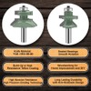 OLETBE Tongue and Groove Flooring Router Bit Set 1/2-Inch Shank