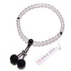 Nenju-do < Japanese Prayer Beads for Women, Genuine Crystal, Black