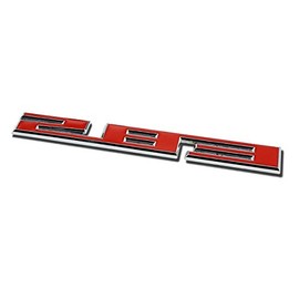 Metal Emblem Decal Logo Trim Badge 283 (Red & SIlver)