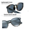 YEIN 3Pack Reading Sunglasses for Men/Women,Fashion Sunglasses for Wear(Black+Tortoise+Yellow, 2.00