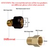 Pressure Washer Adapter Metric M22-15mm Female Thread to M22-14mm Male