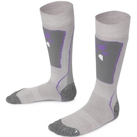 TODO SKISOCKEN Children's Thermal Socks Knee Socks with Merino Wool - Children's Ski Socks for Girls and Boys 23-26, 27-30, 31-34, gray