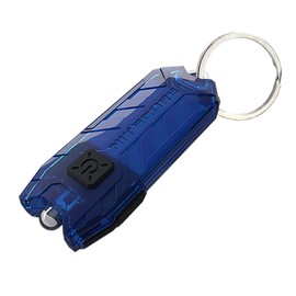 Nitecore Tube v2.0 Keychain Flashlight, 55 Lumen USB Rechargeable Ultra Lightweight Compact (Blue)