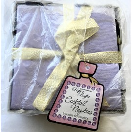 High Maintenance 4-3/4" Square Paper Buffet Cocktail Napkin Set