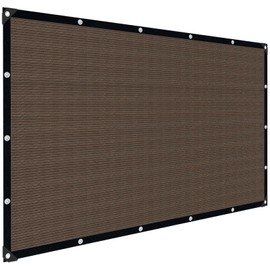 IMSGVIFO Sun Shade Cloth with Grommets,90% UV Protection Shade Fabric,Pergola Shade Cover Canopy Fence Privacy Screen Balcony,Brown Sunshades for Patio Pergola Garden Backyard Outdoor,Mocha-20x20FT