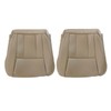 SecosAutoparts Driver & Passenger Side Bottom Microfiber Leather Seat Cover