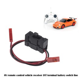 2Pcs RC Car Receiver On/Off Switch with JST Connector 6V Fit for HSP 1/10 1/8 Nitro Electric Remote Control Car Boat Airplane Buggy Truck