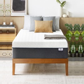 TRIPUB Full Mattress,10 Inch Memory Foam Mattress in a Box,Green Tea Infused,Hypoallergenic Bamboo Charcoal,Made in USA,Full Size Bed,75" X 54" X 10" (10 Inch, Full)