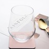 2 PCS Stainless Steel Coasters, 8.5cmx8.5cm Pink Square Coasters, Heat