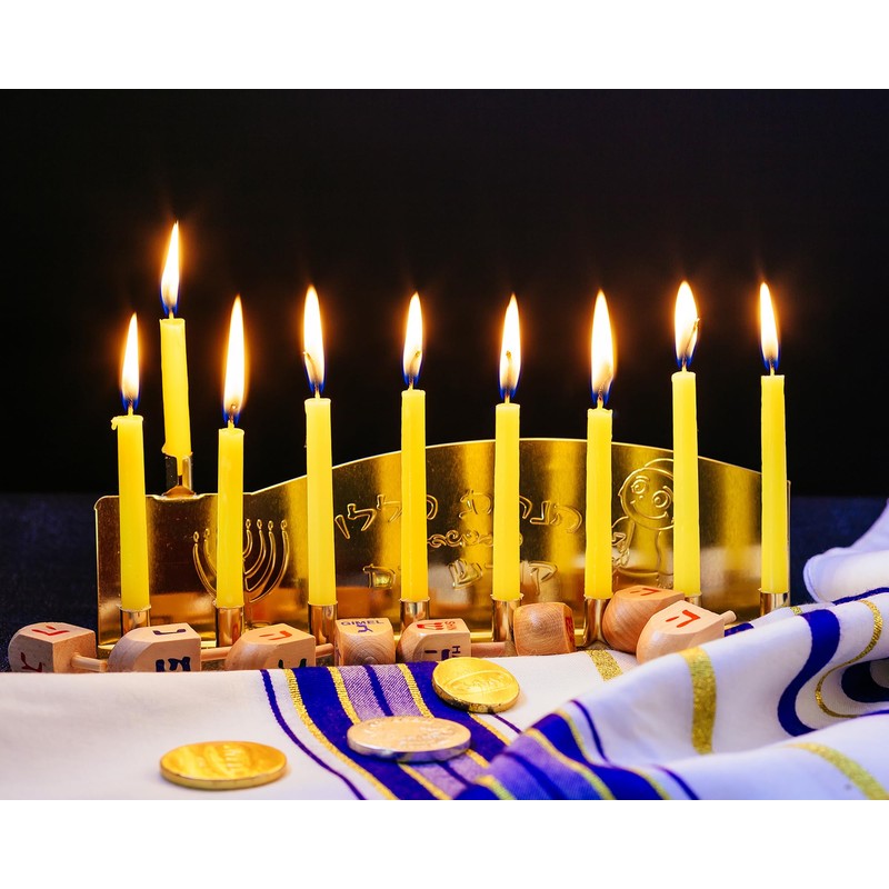 10 Inch Yellow Taper Candles for Summer Parties, 10 Packs