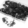 Hordion 100pcs Triangle D Ring Picture Hangers, Heavy Duty Single