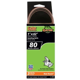 GATOR 3215 Sanding Belt 42" L X 1" W Aluminum Oxide 80 Grit Medium