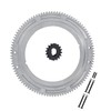 YSMN 399676 Flywheel Tooth Ring 392134 696537 Replacement for Craftman