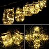 Solar Mason Jar Light Lids 10 Pack 20 LED Fairy